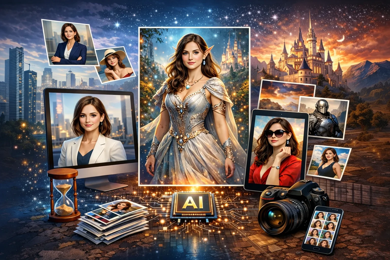 Пример AI-портрета AuraShot